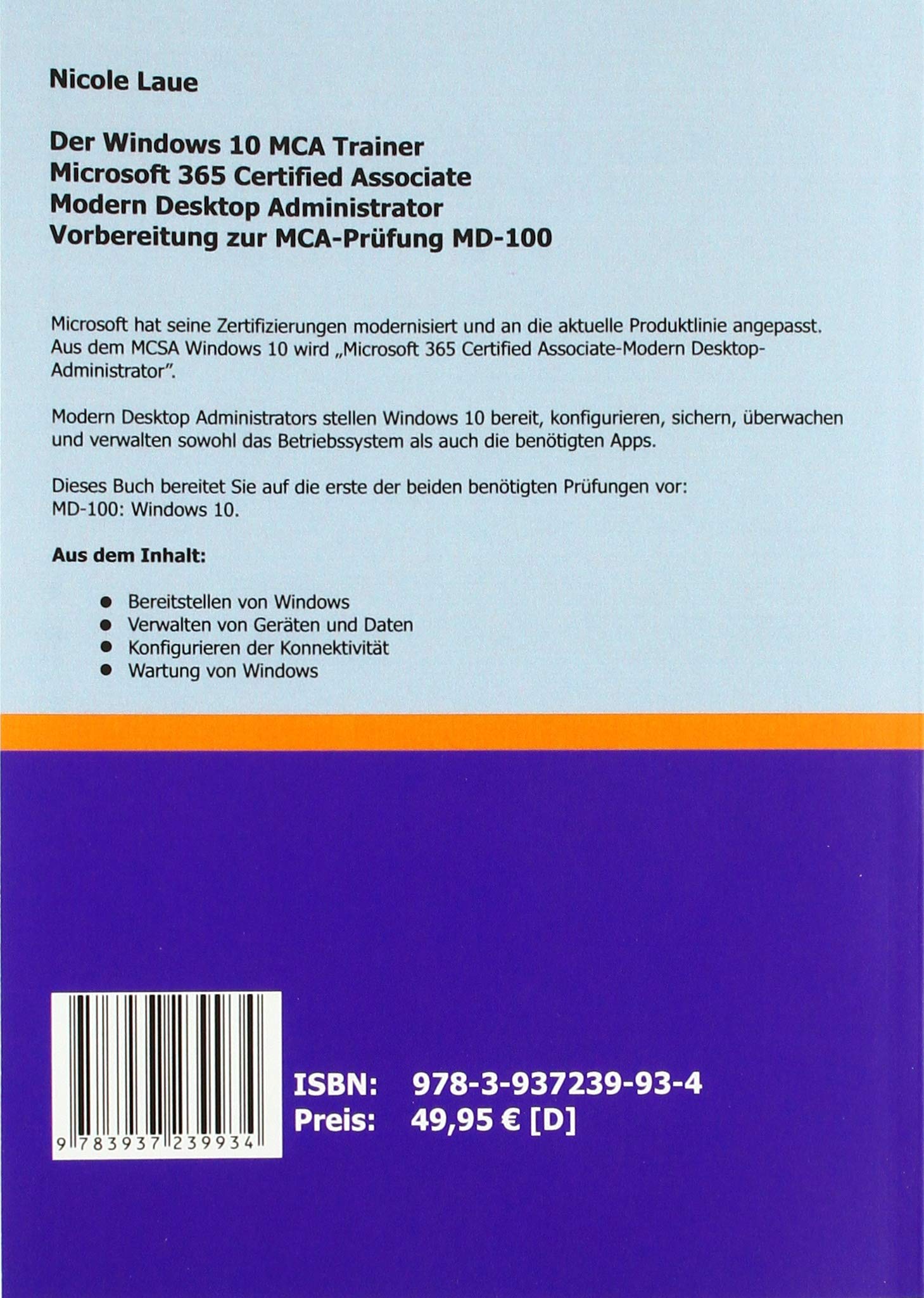 Der Windows 10 MCA Trainer-Microsoft 365 Certified Associate-Modern Desktop-Administrator-Vorbereitung zur MCA-Prüfung MD-100