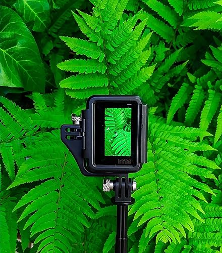 Miniatura 7 de Dreampick Vertical Mount for GoPro Hero 9 8 7 6 5 4, DJI Osmo Action Vertical Frame Camera Vertical Mount, VRT Vertical Adapter (for Gopro Hero