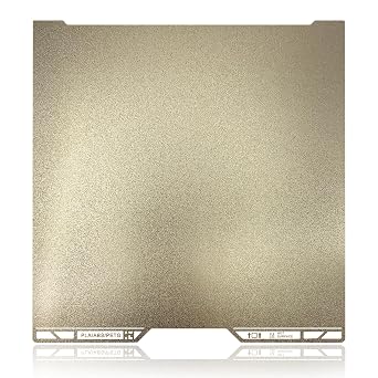 335x325mm Double Side Texture PEI Build Plate for Bambu Lab H2C 3D Printer, Spring Steel Plate for Bambu Lab H2C