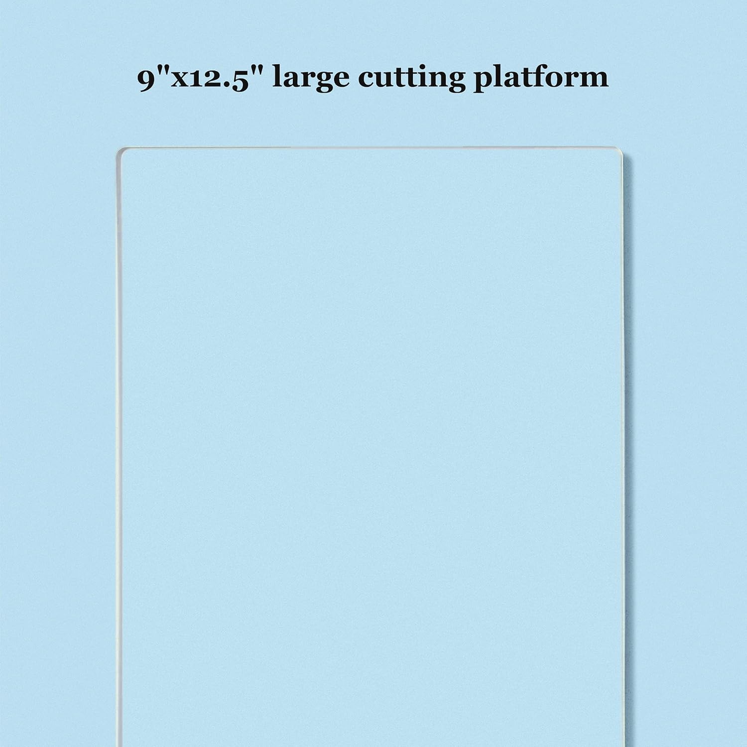 9 x 12.5 Clear Cutting Plates Die Cutting Machine Accessaries Pack of 2