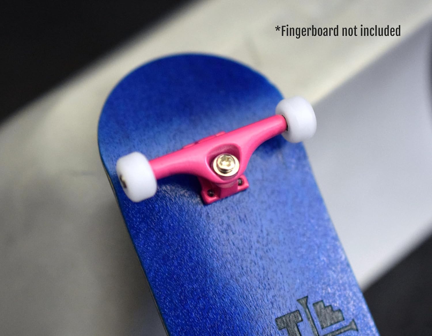 Teak Tuning Fingerboard Trucks, Prodigy Swerve 34mm, Pink, Stainless Steel