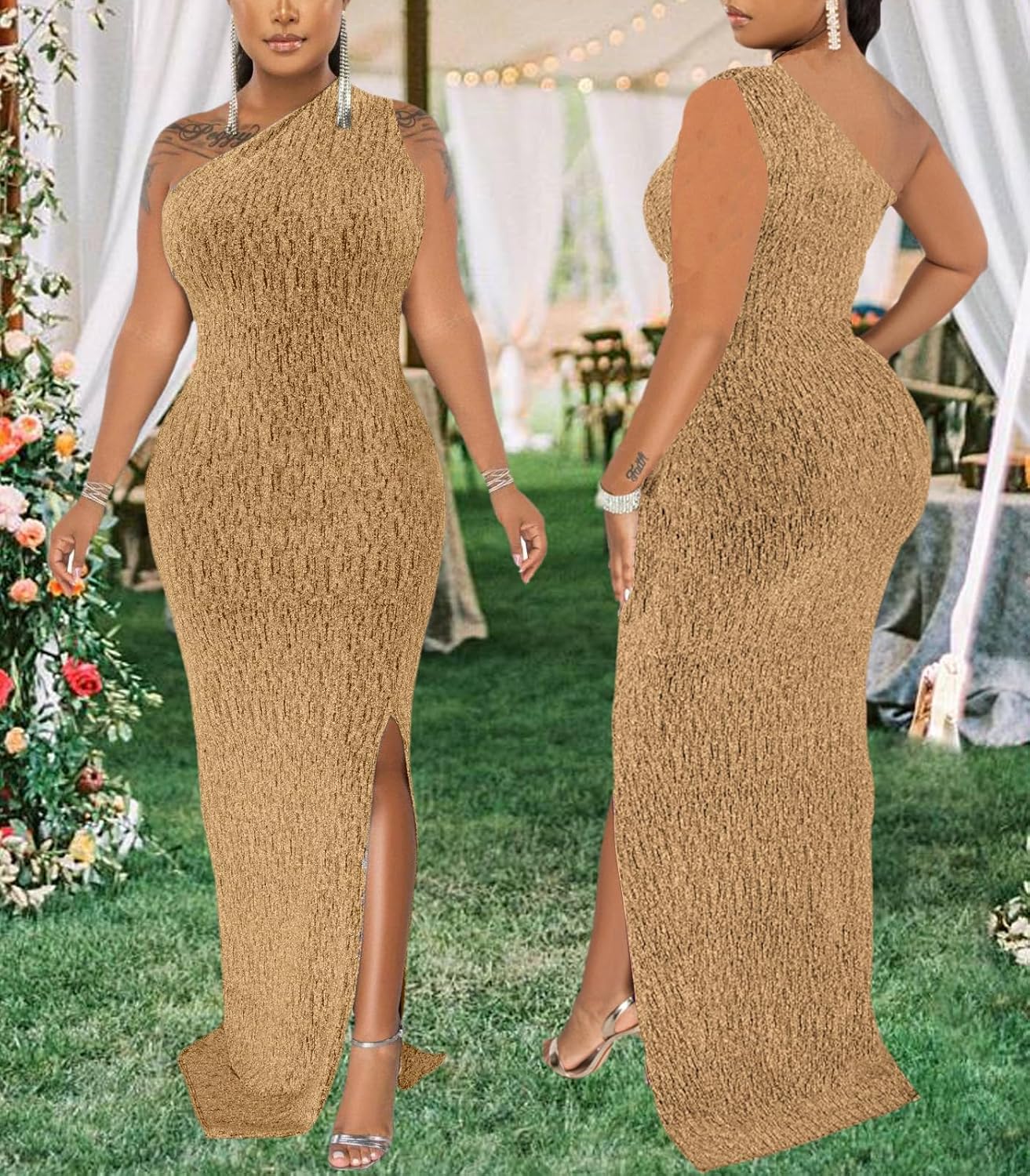 Evening Gowns for Women Formal Sleeveless Sparkly Party Dresses Elegant Sexy Plus Size Cocktail Dress