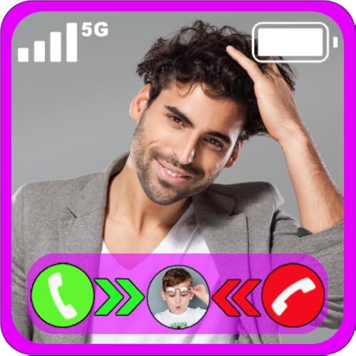 Beautiful Boyfriend Video Calling Fake Gift Video Call & Game Caller - GAME FOR KIDS (NO ADS)