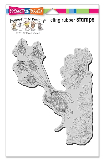 Stampendous House Mouse Cling, Bumble Bee Fun