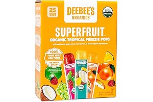 Organics Tropical SuperFruit Freezer Pops - Sugar-Free