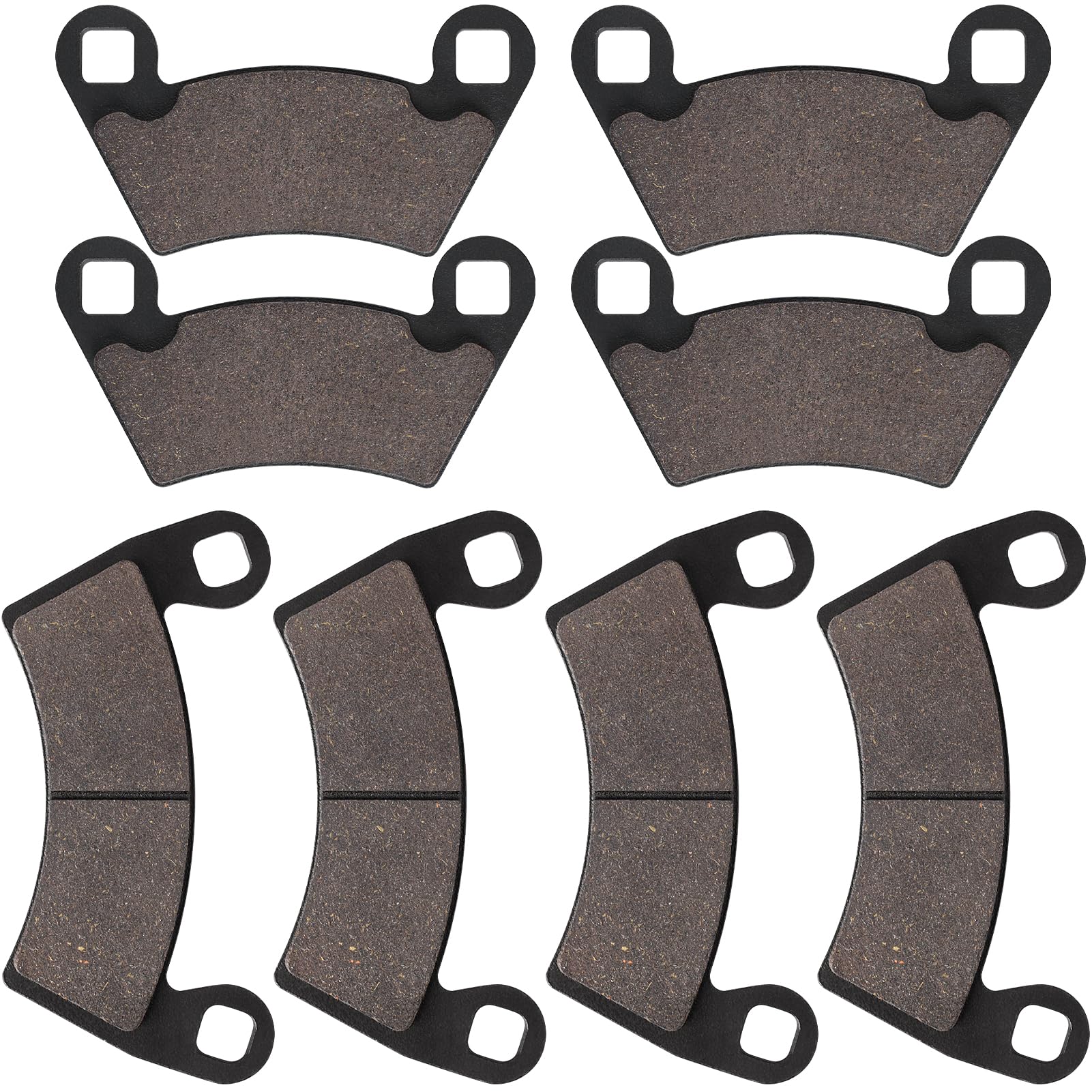 Front and Rear Brake Pads for Polaris Ranger 500 570 700 800 900 RZR 800 900 XP Ranger 700 XP 800 XP 900 XP Crew Diesel EFI EV Sportsman 2008-2020