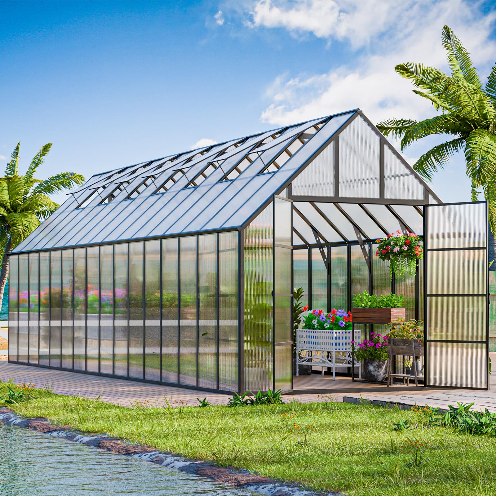 CDCASA 32x10 greenhouse