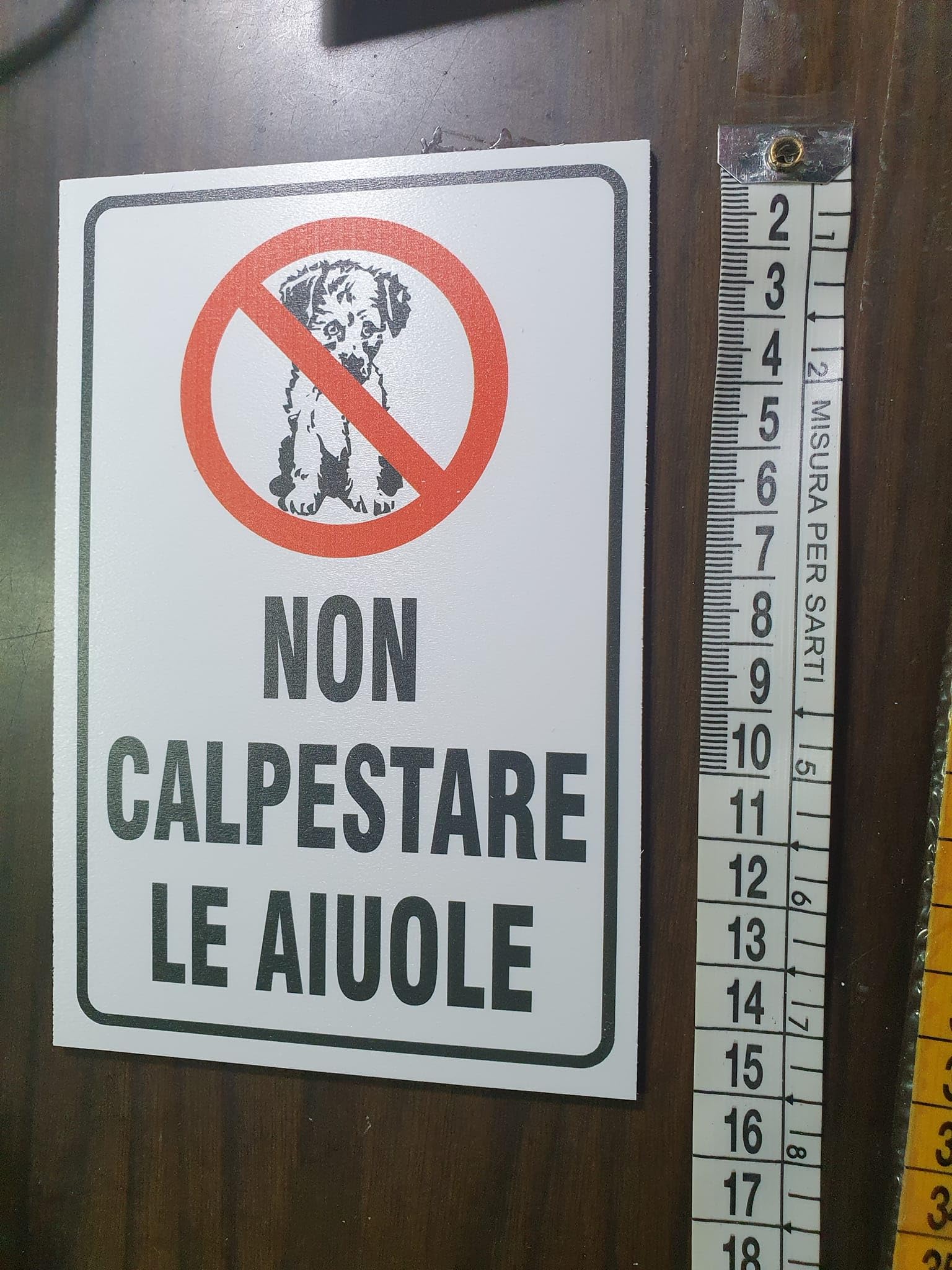 CARTELLO TARGA USCITA Di Sicurezza Lasciare Libero Segnaletica Pvc 20 X