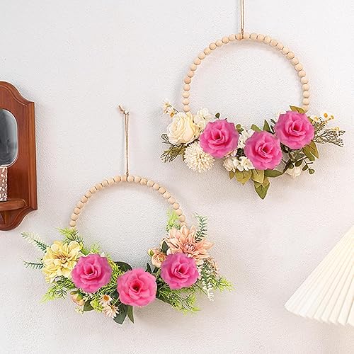 Miniatura 9 de Flores artificiales de rosas, 50 unidades de rosas blancas a granel con tallo, cabeza de flor falsa de rosa de seda de 3 pulgadas para bodas,