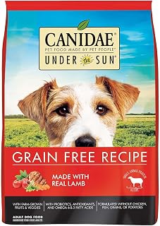 Under the Sun Premium Dry Dog Food For Puppies, Adults and Senior Dogs, Lamb Recipe, 40 Pounds, Grain Free