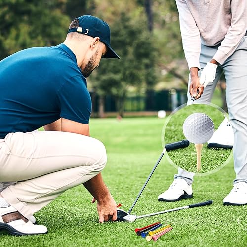 Miniatura 3 de Mudder 2000 Pcs Bamboo Golf Tees Bulk Professional Golf Tees Tall Less Friction Golf Tees for Club Men Women Kids Accessories