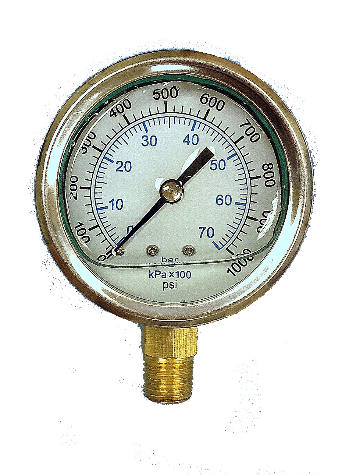 Herco Liquid Filled Hydraulic Pressure Gauge 0-10000 PSI (NPT)