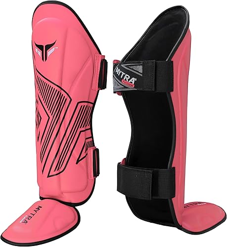 Miniatura 4 de Mytra Fusion Espinillera para adultos, protector de espinilleras, protector de espinilleras para boxeo, artes marciales, artes marciales y artes