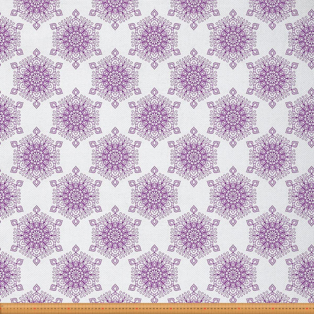 Tela de tapicería de mandala bohemia por The Yard Hippie Mandala tela de tapicería para sillas, estilo bohemio, tela decorativa exótica para exteriores y proyectos de bricolaje en casa, 5 yardas (lar