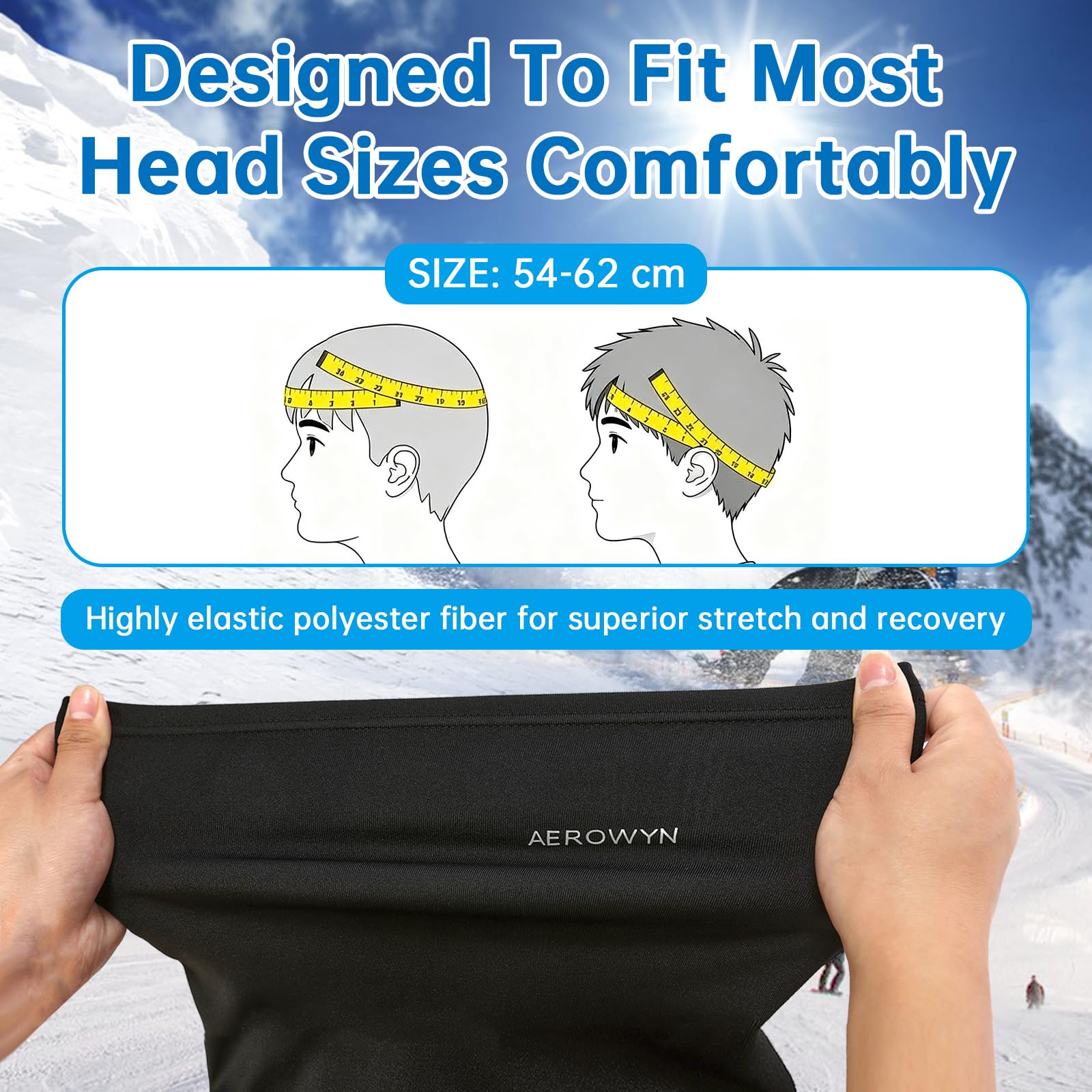 Sturmhaube Motorrad Winter Balaclava Skimaske Warme Fleece Winddicht Sturmmaske für Outdoorsports Radfahren Ski Motorrad Herren Damen Einheitsgröße