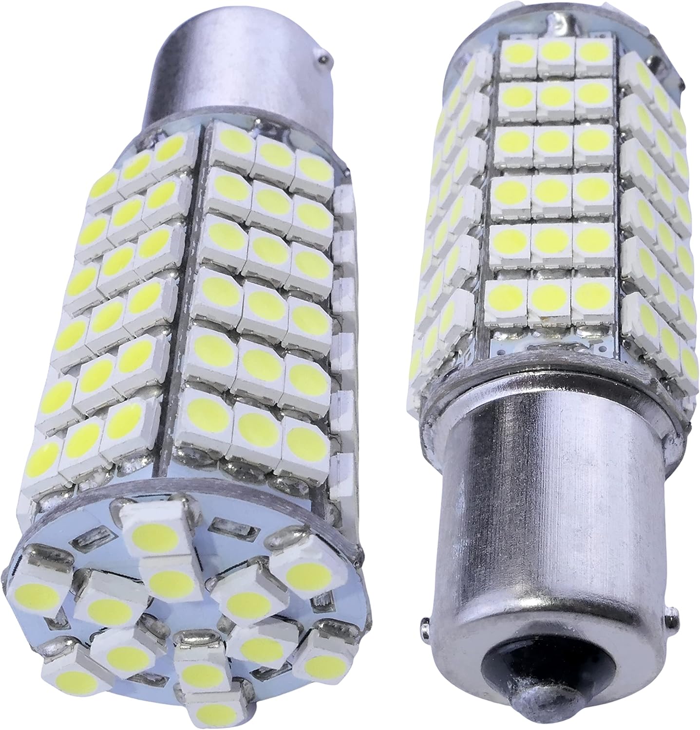 AERZETIX - C11782 - 2x Bombillas 24V P21W R10W R5W 120LED SMD 2835 - luz blanca