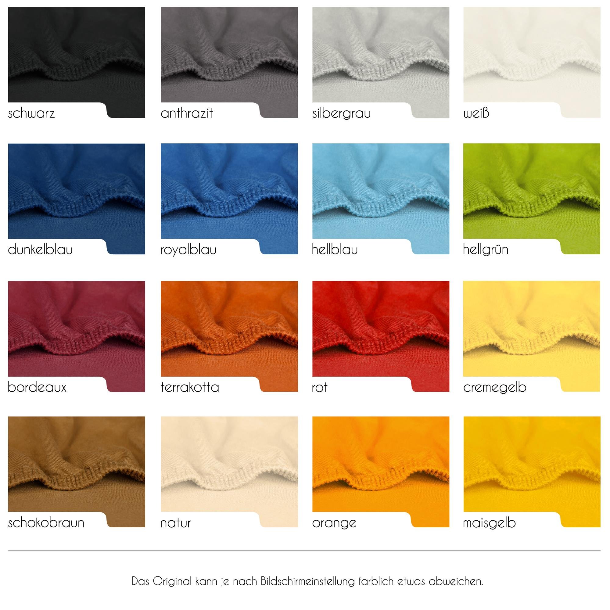 CelinaTex High-Line Spannbettlaken Doppelpack 160 x 200 cm dunkel blau Mako Baumwolle 180g/qm Bettlaken Jersey Spannbetttuch