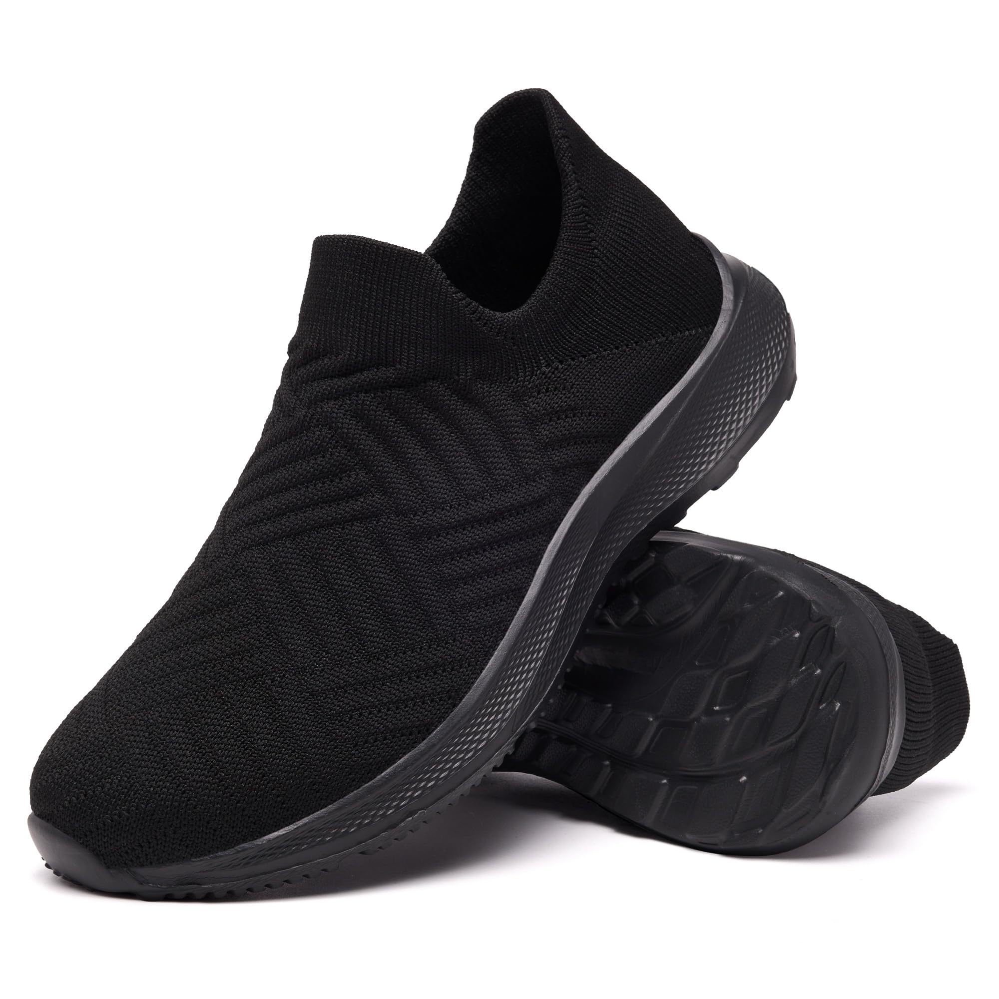 SHULOOK Womens Slip on Walking Shoes Comfort Lightweight Casual Sneakers | Non-Slip Breathable Sock Work Shoes Mesh Sport Casual Fashion Tennis Running Sneakers