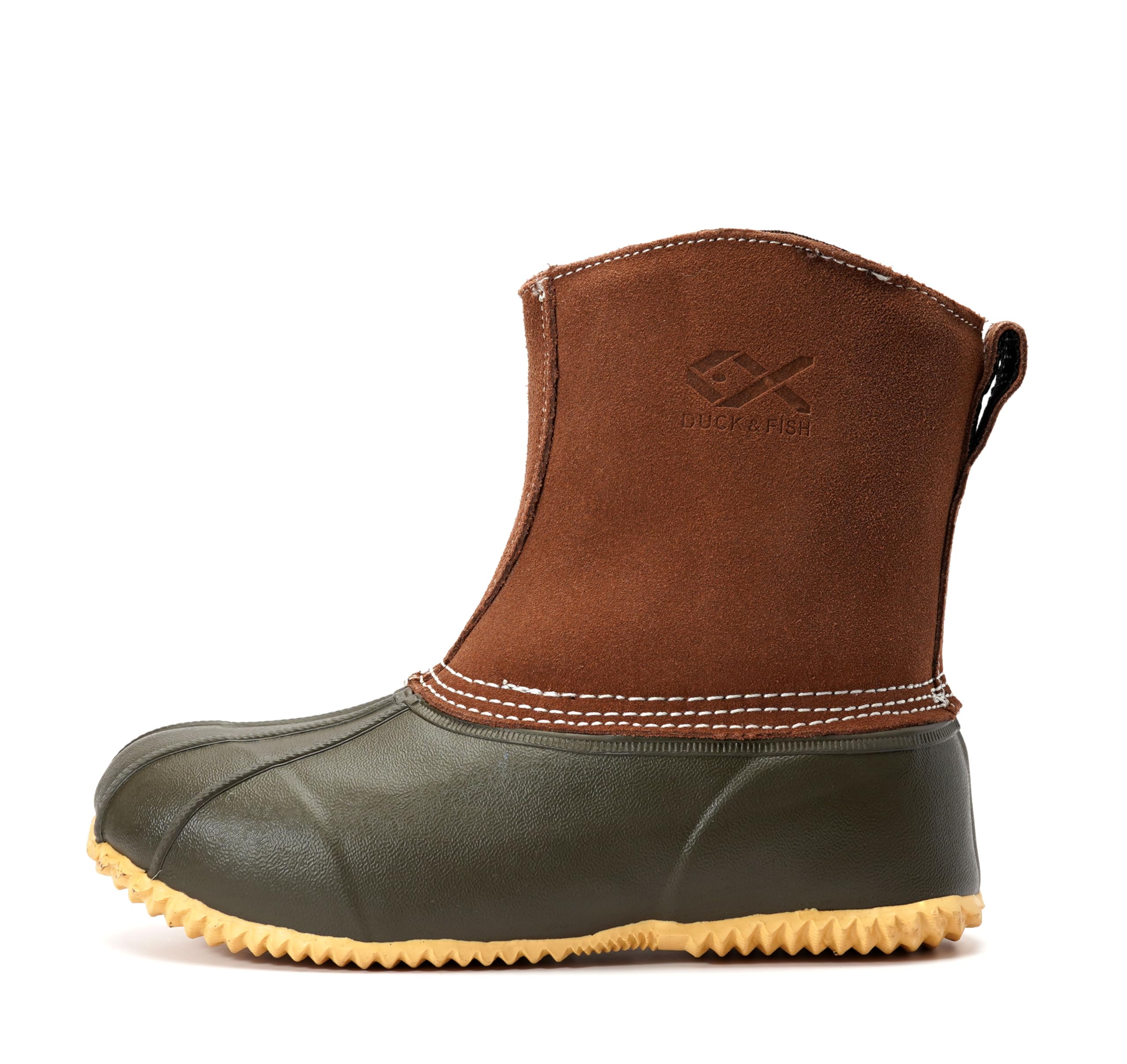 DUCK FISH Womens Winter Snow Duck Boots Water Resistant Classic Old Fashion