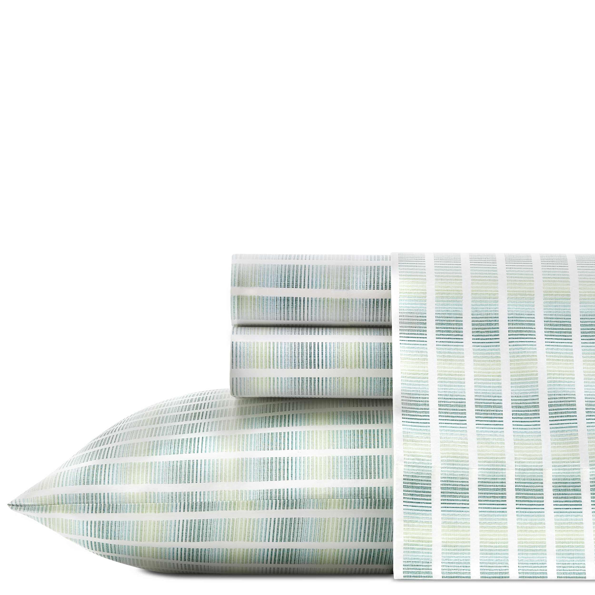 Parure de lit anti humidité coton vert Tommy Bahama