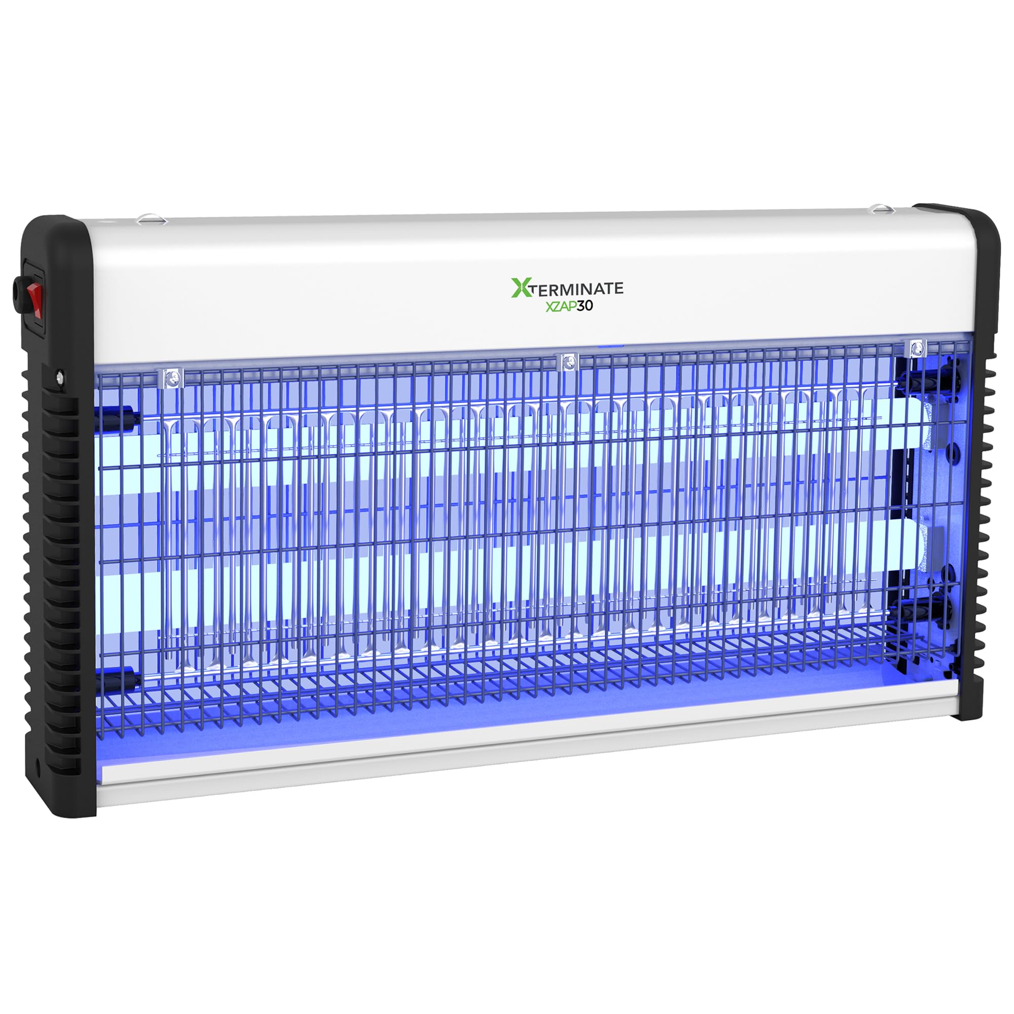 Xterminate Indoor Insect Fly Killer Zapper – LED Low Energy Attracting UV Light Electric – Kills Flying Insects, Flies, Bug, Wasp, Moths, Mosquito - Commercial for Kitchen, Cafe or Home (30W)