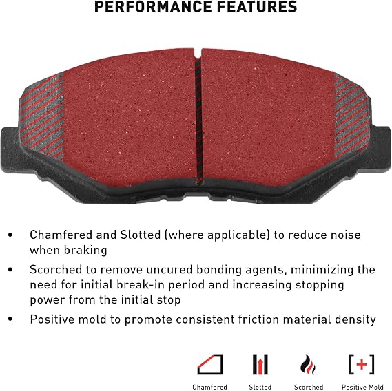 DFC Rear 5000 Euro Ceramic Brake Pads| Fits 2017-2022 Maserati Ghibli