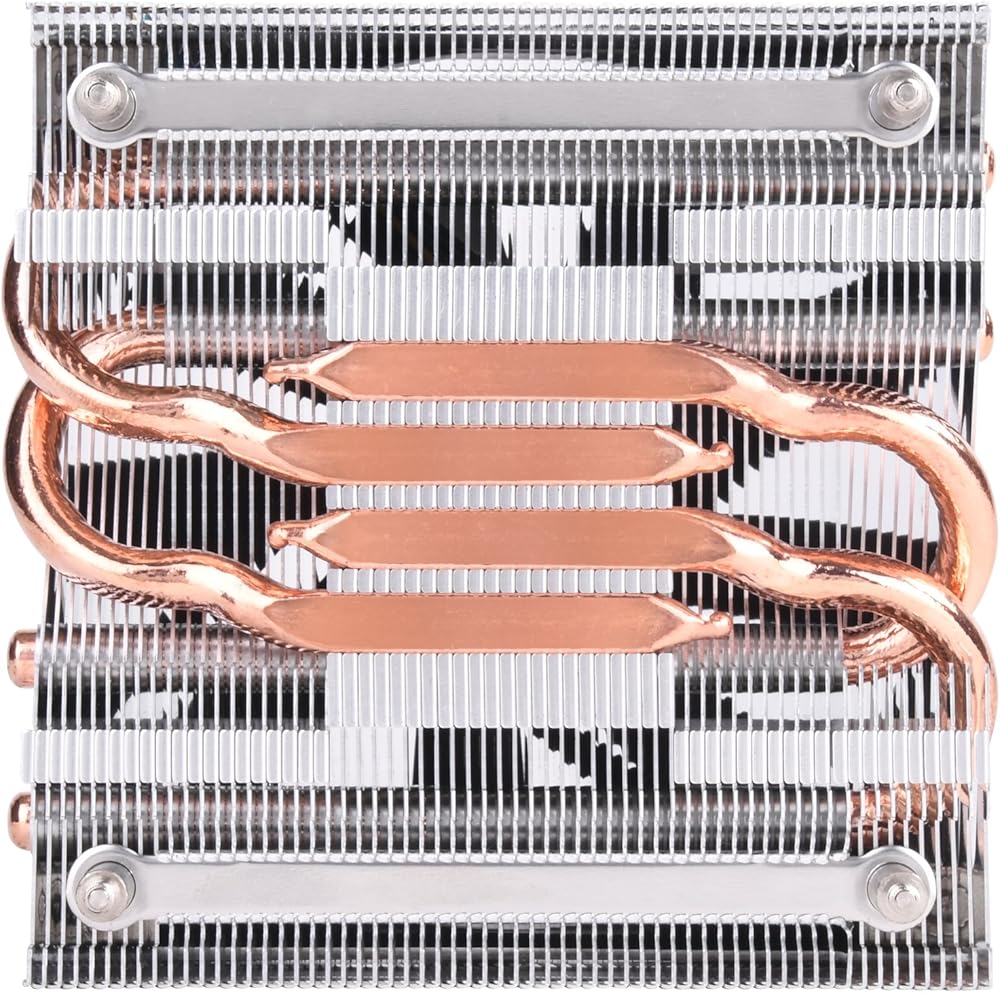 SilverStone Technology SST-AR11 SFF 95 Watt Intel 115X CPU Cooler with 4 heat pipe design at only 47mm tall AR11 thumbnail 3