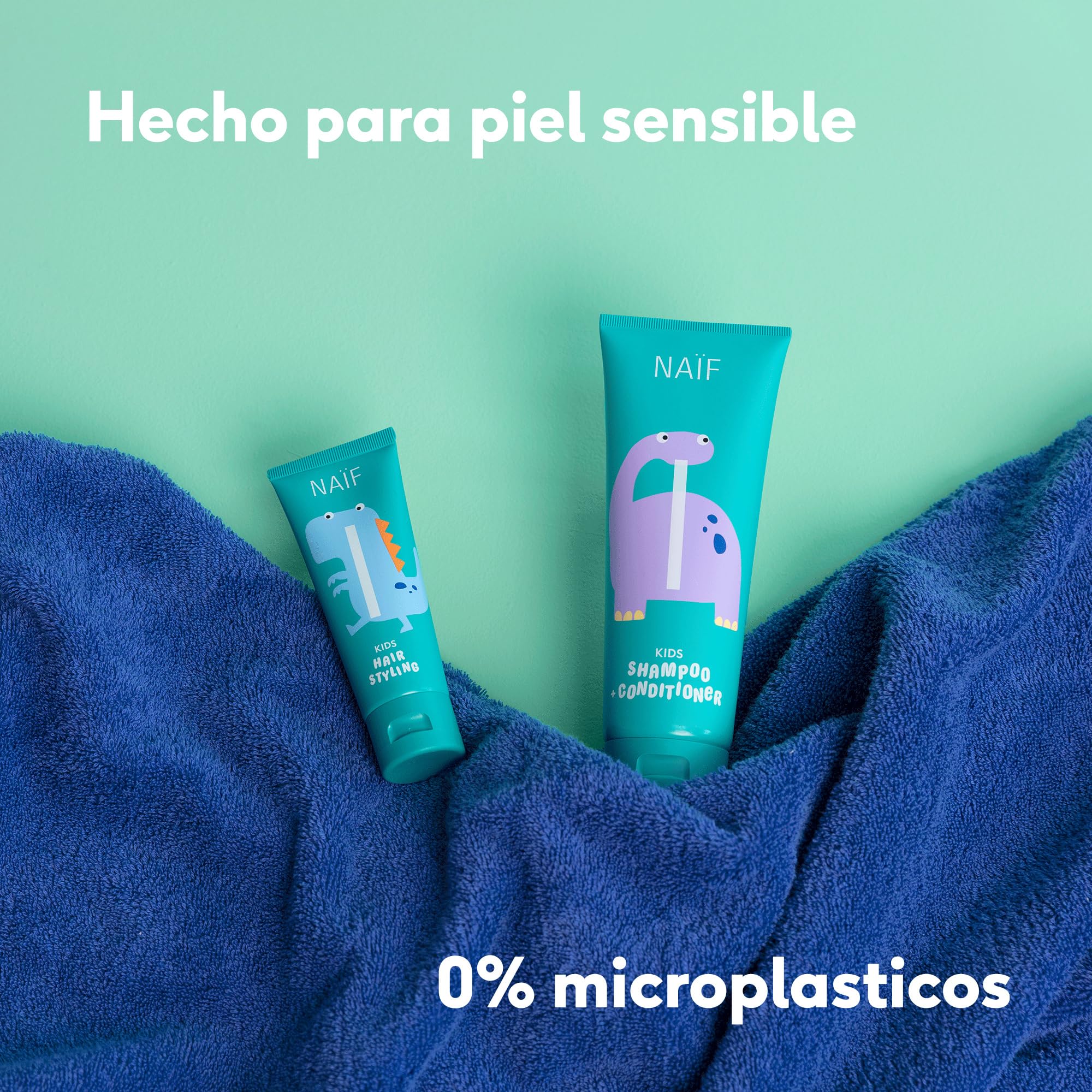 Naïf – Cera para niños a partir de 3 años – Gel de peinado fuerza media – Fórmula suave – 0% SLES – Testado dermatológicamente – Origen natural – 75 ml