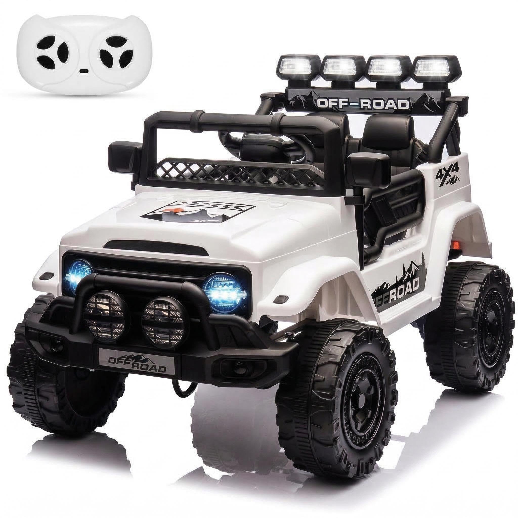 GarveeMore Coche Electrico para Niños 12V - Carro Electrico Infantil con Mando Remoto 2,4G, Música, Antivibración, Ruedas Anchas, 3 Velocidades y Luces LED - para Niños 3-5 Años, Rosa — view 10