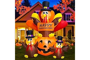 Thanksgiving Blow Up Turkey Yard Decorations