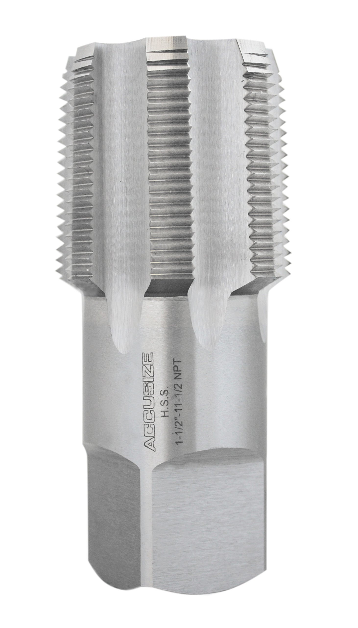 Accusize HSS taper pipe tap NPT-1-12