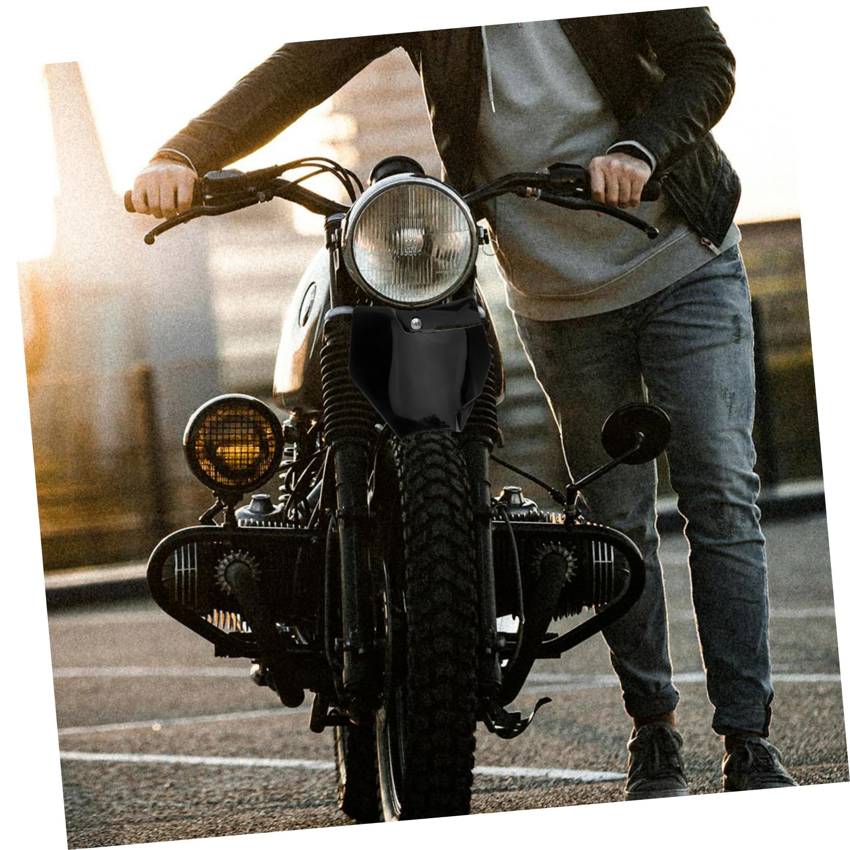 PRETYZOOM Targa Anteriore per Personalizzazione con e Design Moderno e Resistente Adatta Condizioni Meteorologiche Avverse Compatibile con Ktm e Altri