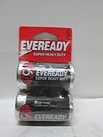 Vista 2 de Eveready Baterías D de 1.5 V súper resistentes - Paquete de 2