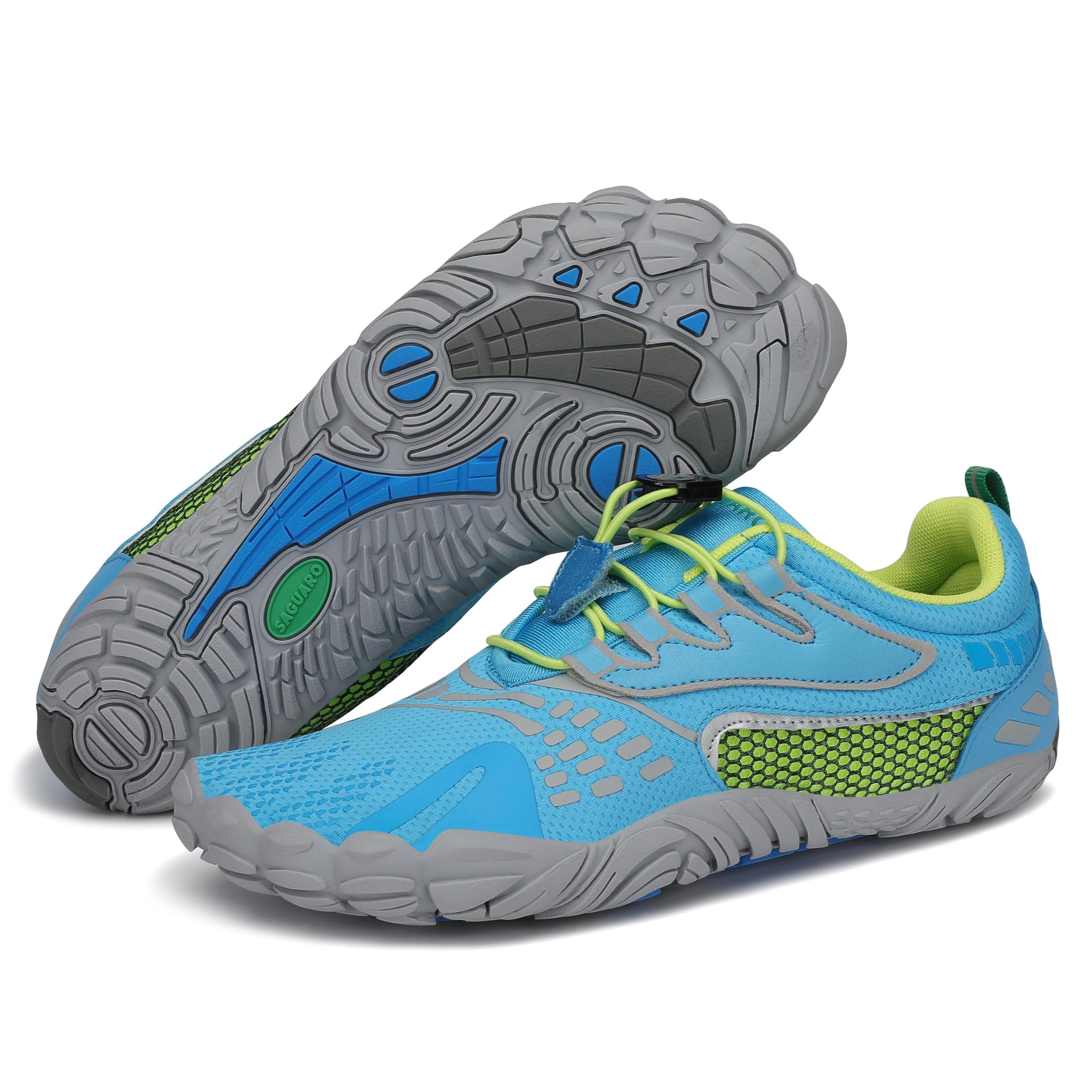 SAGUARO Unisex Barfußschuhe Leicht rutschfest Traillaufschuhe für Outdoor & Indoor