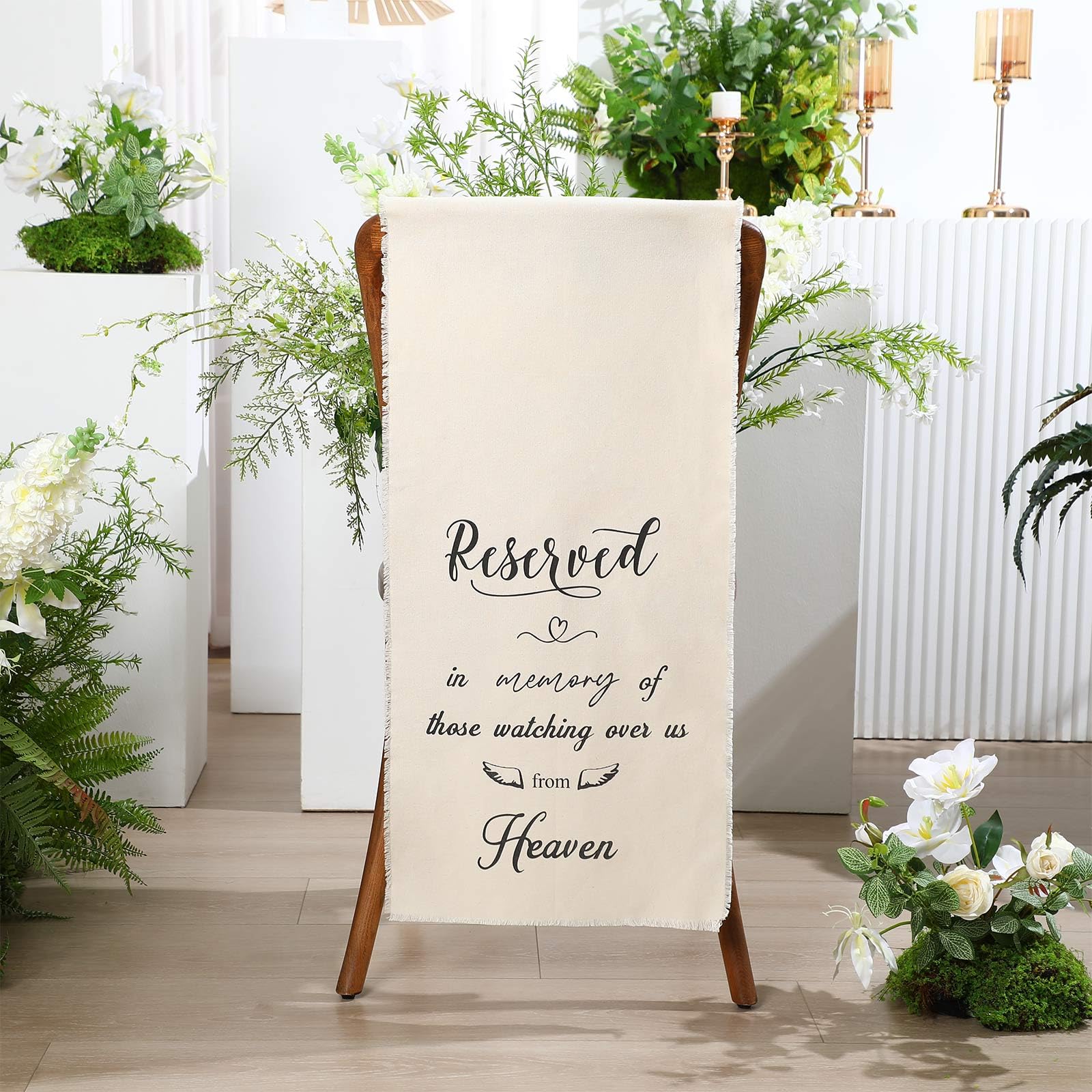 Ryeolo 'In Loving Memory' Hochzeitsschild – Holzschild 26x20 Cm, Rustikale Wanddekoration Für Gedenkplatzierungen