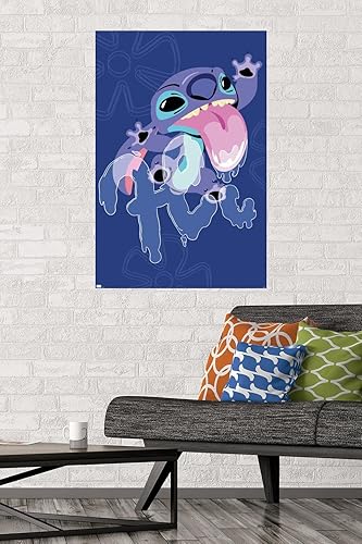 Miniatura 2 de Trends International Disney Lilo And Stitch - Póster de pared de Slobber Hola, 22.375 x 34 pulgadas, versión sin marco
