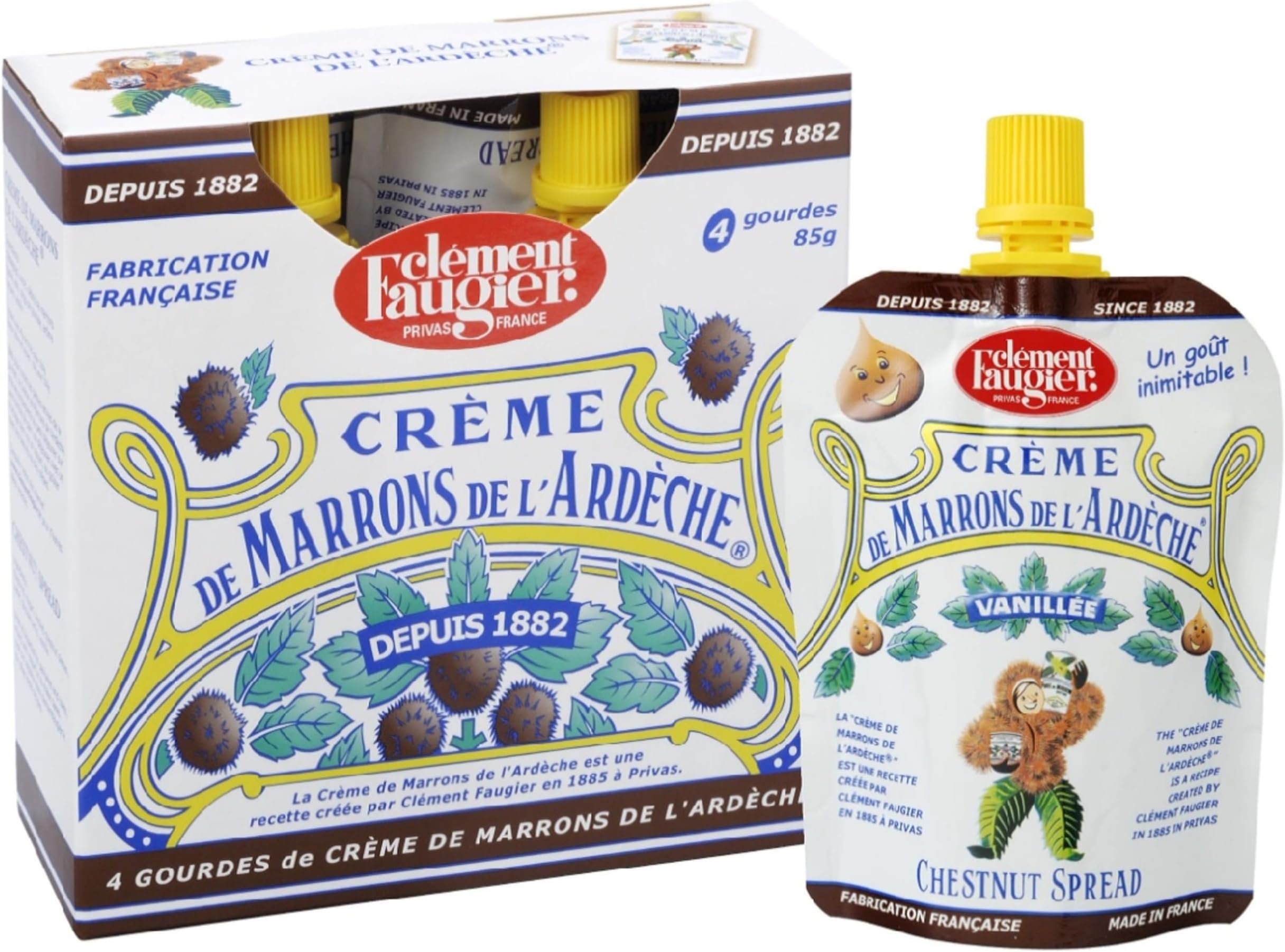 Clement Faugier Chestnut Spread Pouch 4x85g