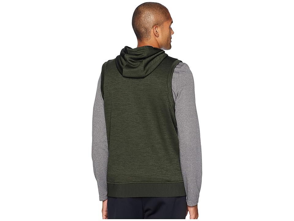 under armour men's armour fleece sleeveless full zip hoodie