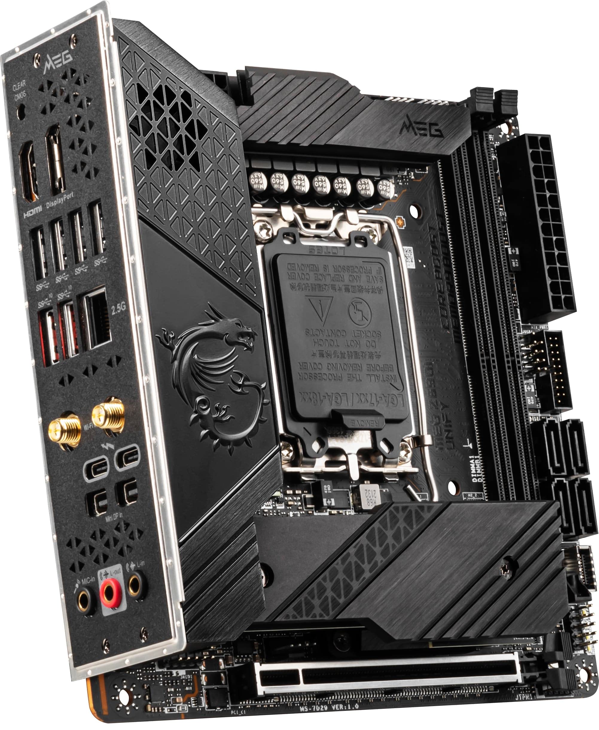 First Look – MSI MEG Z690I Unify ITX Motherboard – SFF.Network