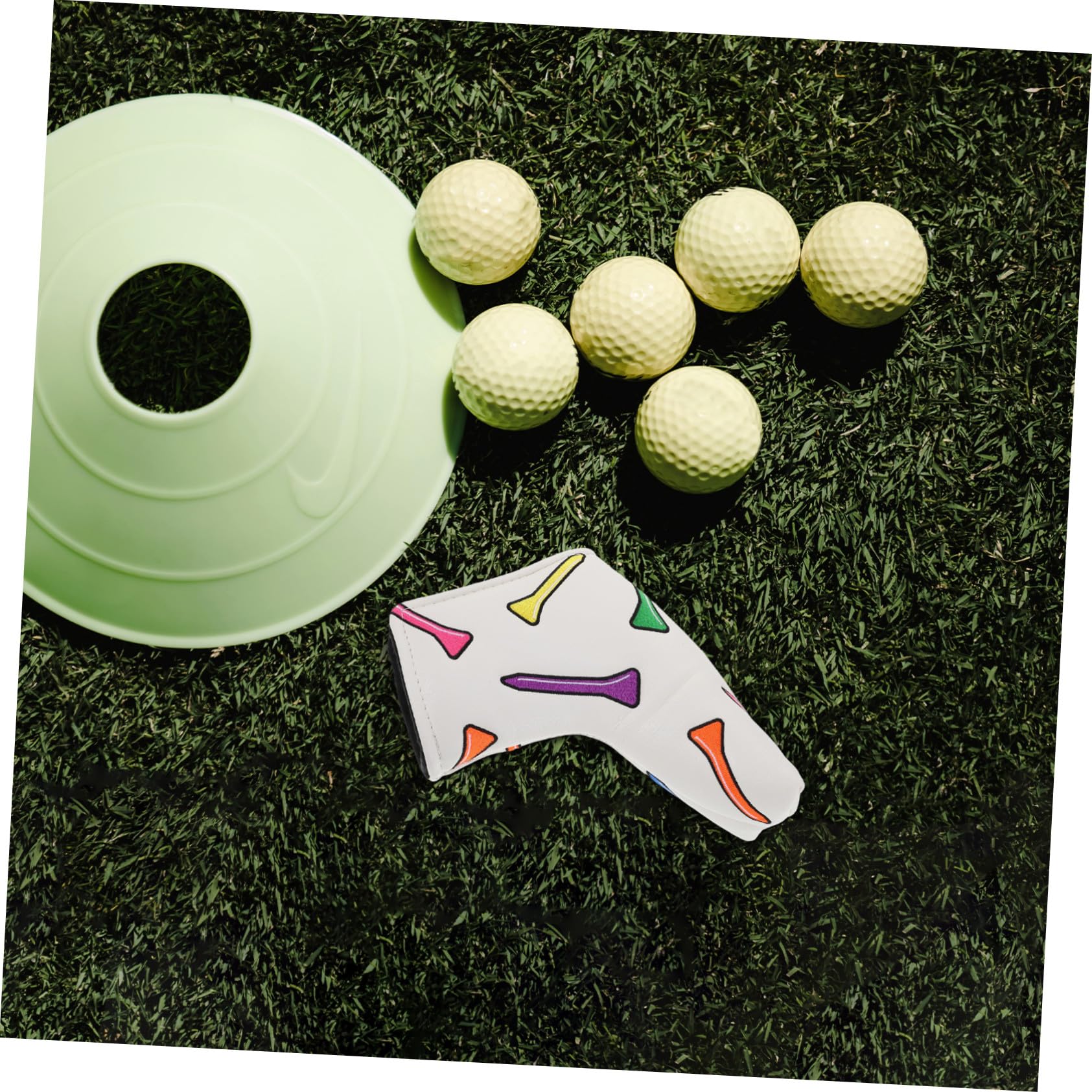 SUPVOX Funda para Putter de Golf con Bordado de tee Forro de Felpa Protección para Madera y Driver Accesorios Portátiles para Golfistas Hombres y Mujeres