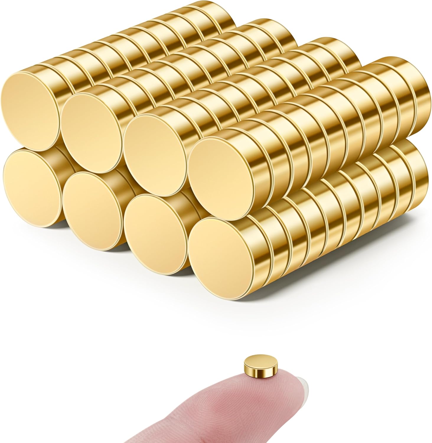 SMARTAKE 80 Pcs Refrigerator 6x2mm Small Round