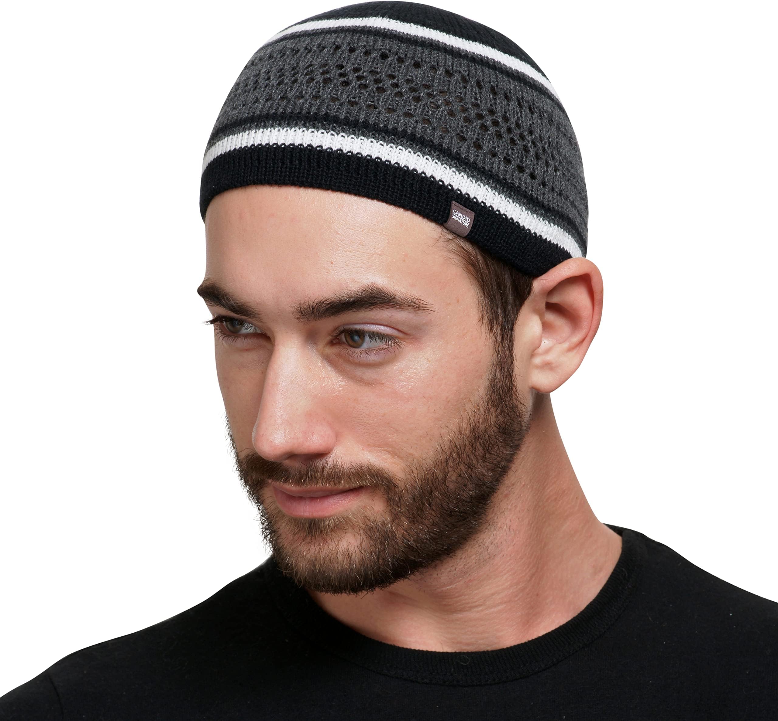 Breathable Cotton Stretchy Skull Cap Kufi Hats for Men in Cool Designs | Helmet Liner | Muslim Ramadan Gifts Eid Gifts