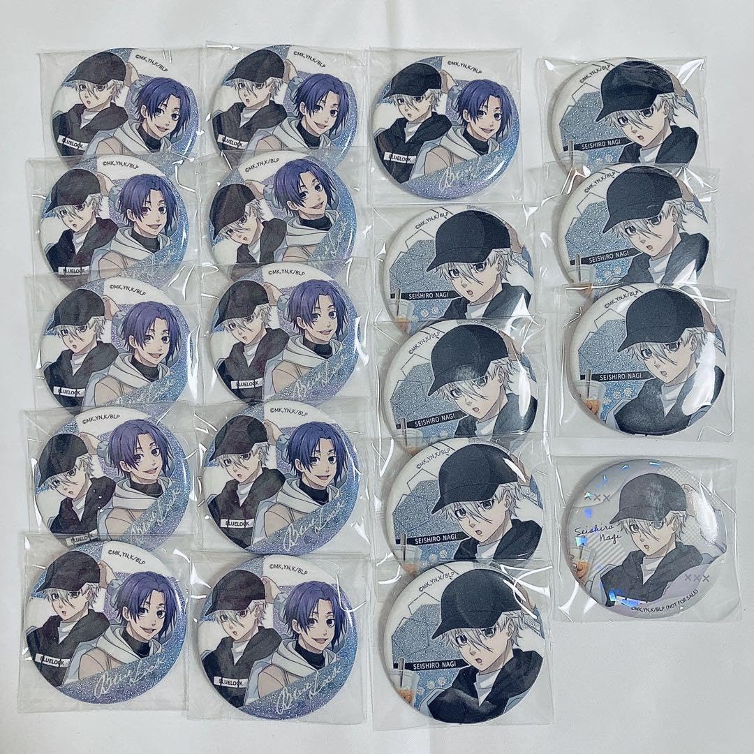 ブルーロック でびデコパーカー グリッター 缶バッジ 御影玲王 TVアニメ『ブルーロック』 トレーディンググリッター缶バッジ で