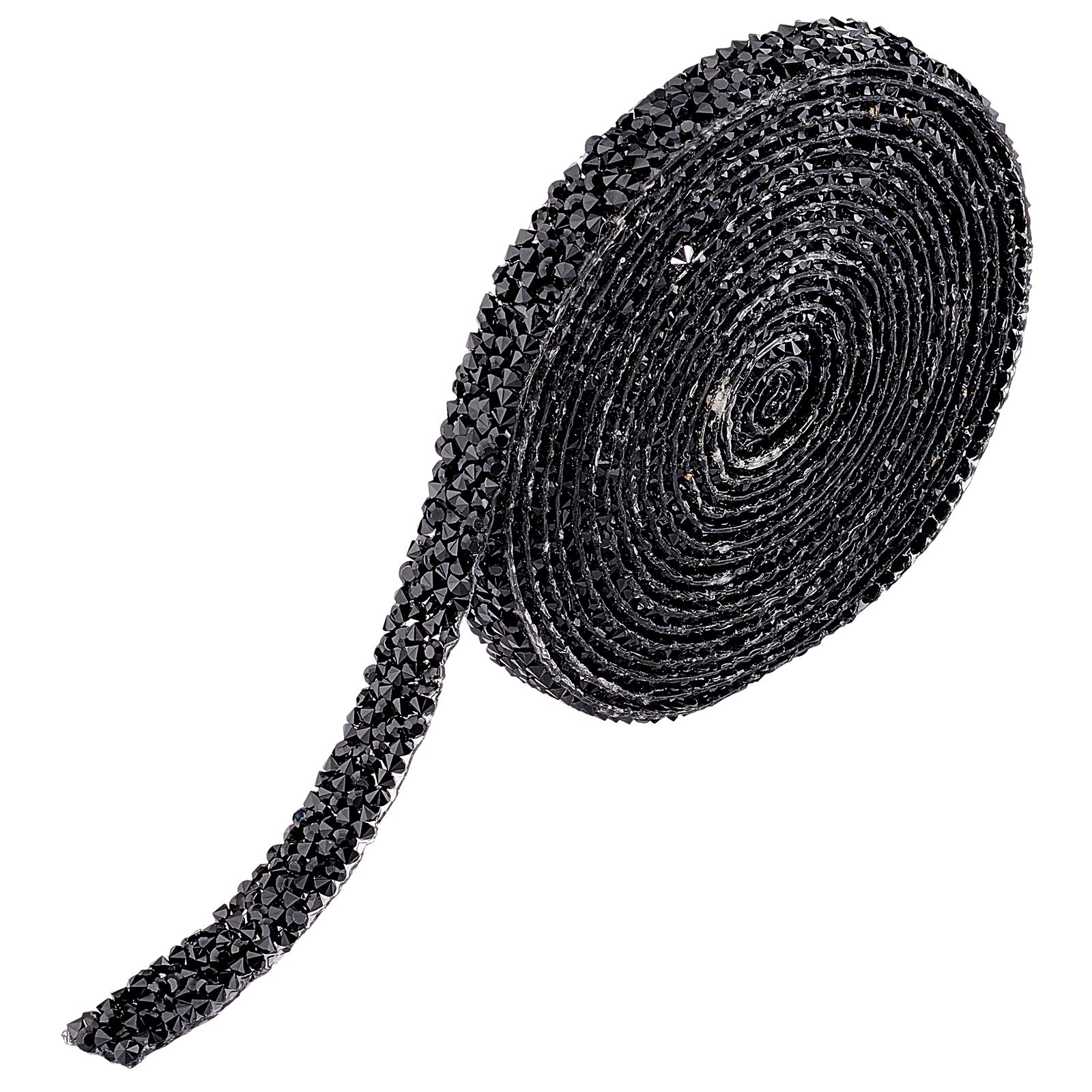 Nastro Con Strass Di Cristallo GORGECRAFT | 1,5 Cm X 3 Yard | Hotfix In Resina Scintillante | Rotolo Per Decorazioni Fai Da Te, Abbigliamento E Accessori (Rosa)
