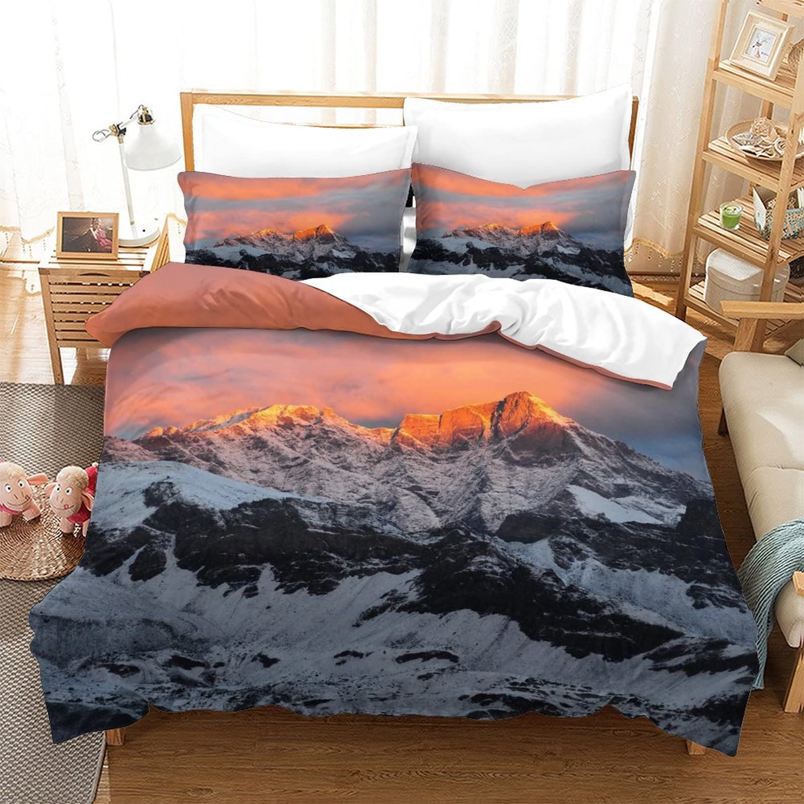 Housse de couette Alpine Bedding parure de lit lit king pour chambre moderne