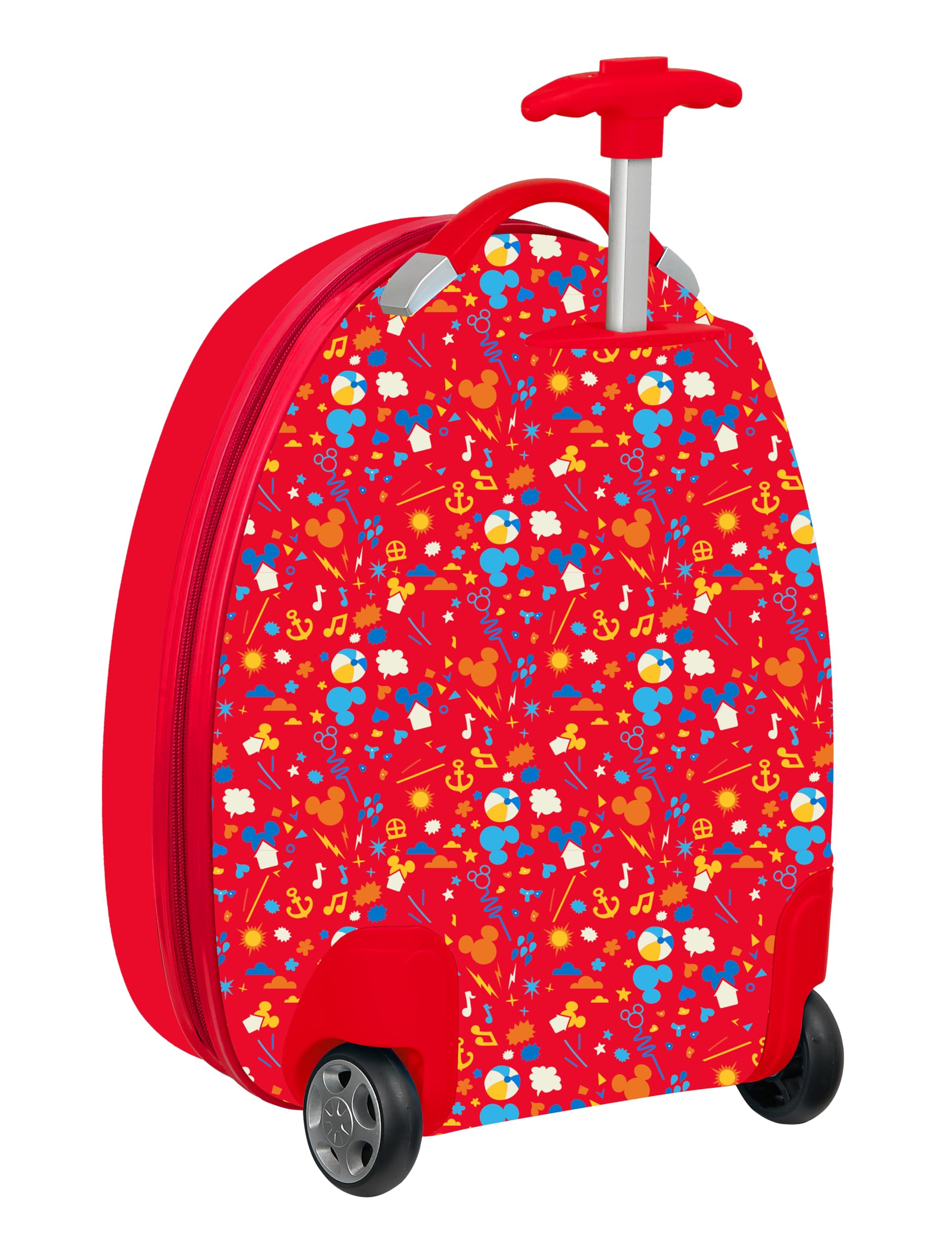safta MICKEY MOUSE GOOD DAY - Trolley da cabina 16 pollici, valigia con ruote, lucchetto di sicurezza, valigia leggera, 28 x 23 x 43 cm, blu, M, Casual