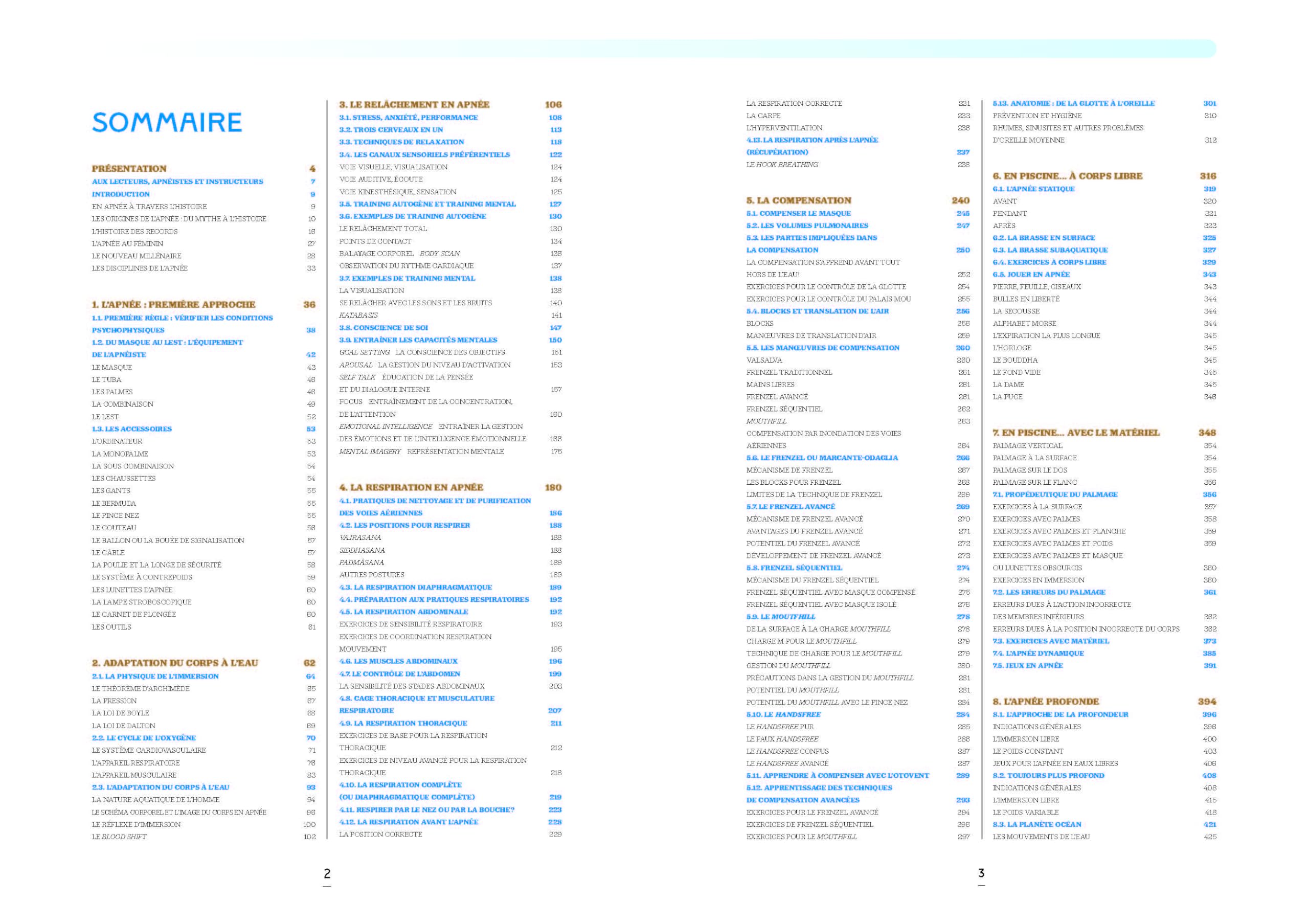 Apnée: De l'apprentissage à la performance