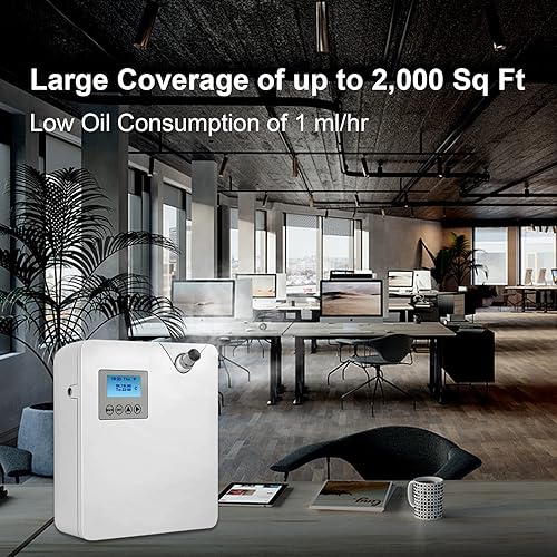 Miniatura 9 de Máquina de aire inteligente con aroma con tecnología profesional de difusión de aire frío para el hogar, difusor de aceite esencial sin agua de 10.1