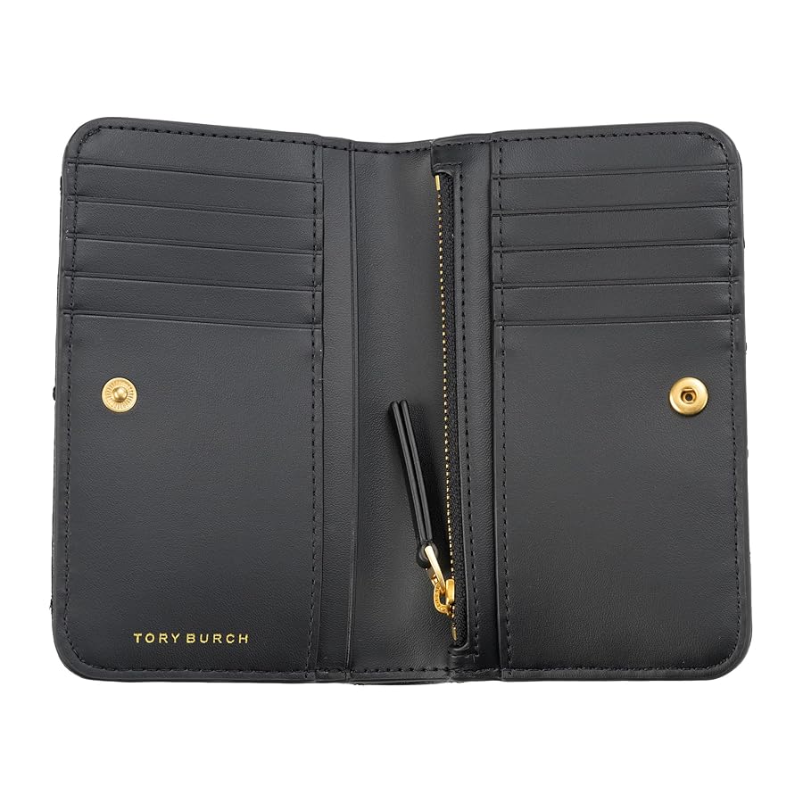 TORY BURCH 二つ折り財布（黒） Amazon | [トリーバーチ] 2つ折り財布 87868 001 MEDIUM WALLET