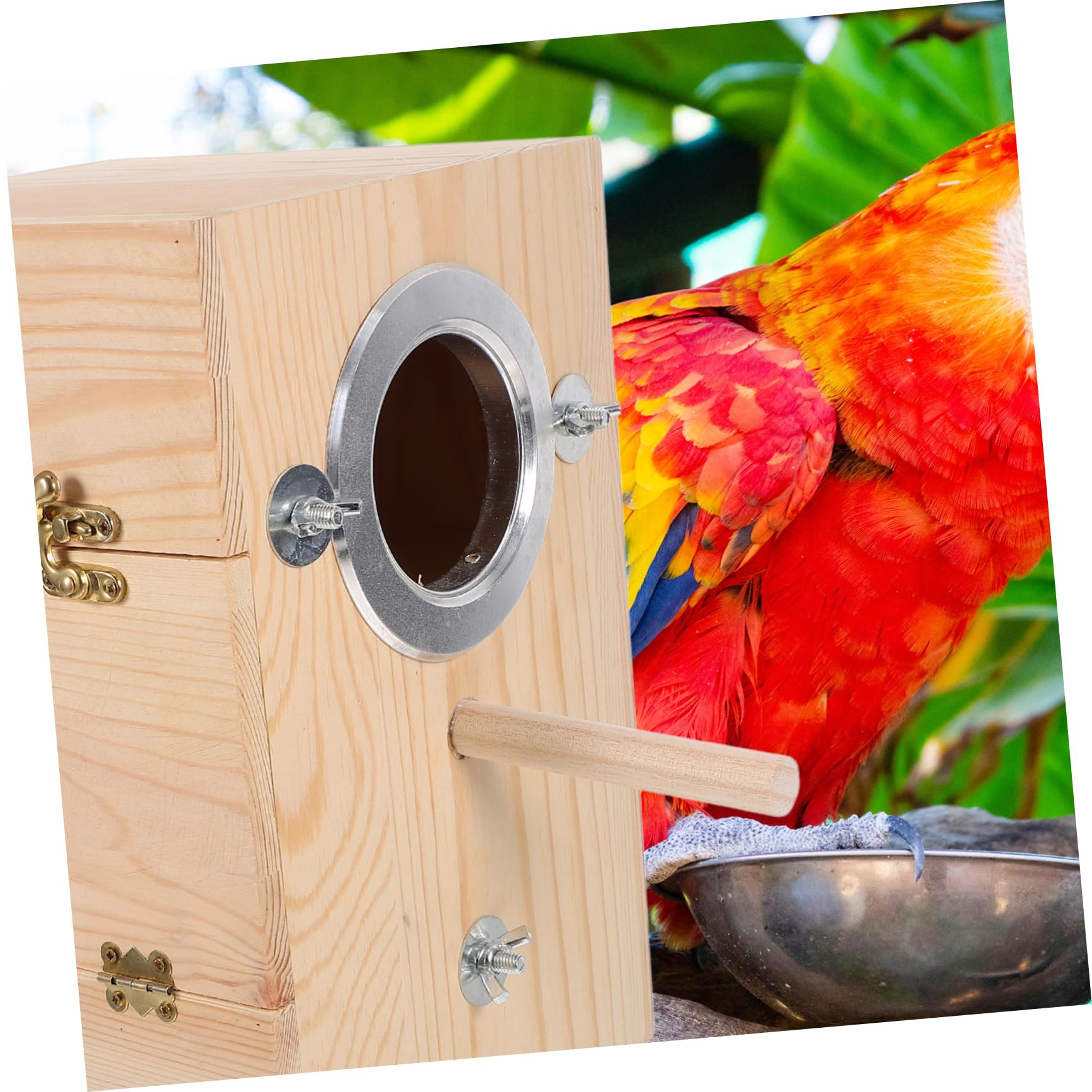Nistkasten Für Wellensittiche Aus Holz Vogelhaus Für Draußen Sittich-nistkasten Für Garten Oder Balkon Vogelnest Für Australische Papageien Und Sittiche